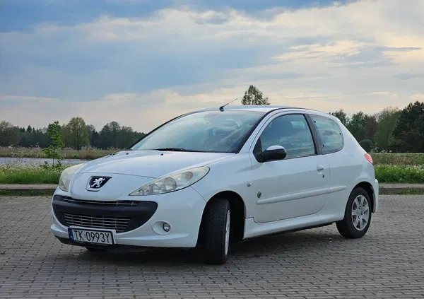 świętokrzyskie Peugeot 206 plus cena 11900 przebieg: 234857, rok produkcji 2012 z Przysucha